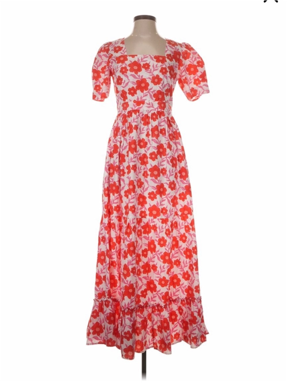 Pink City Prints Casual Floral Dress